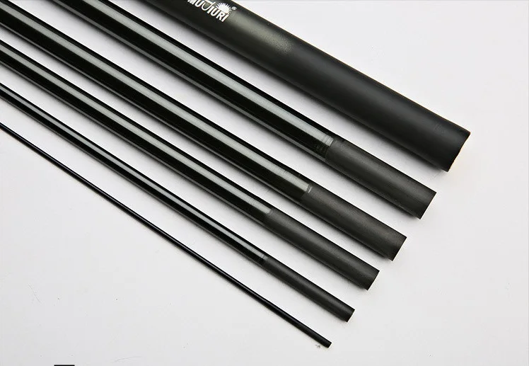 NEW 2.7m-6.3m Multifunction Spinning Rod carbon fishing fish pole telescopic Travel fishing rod ultrashort Fishing Tackle