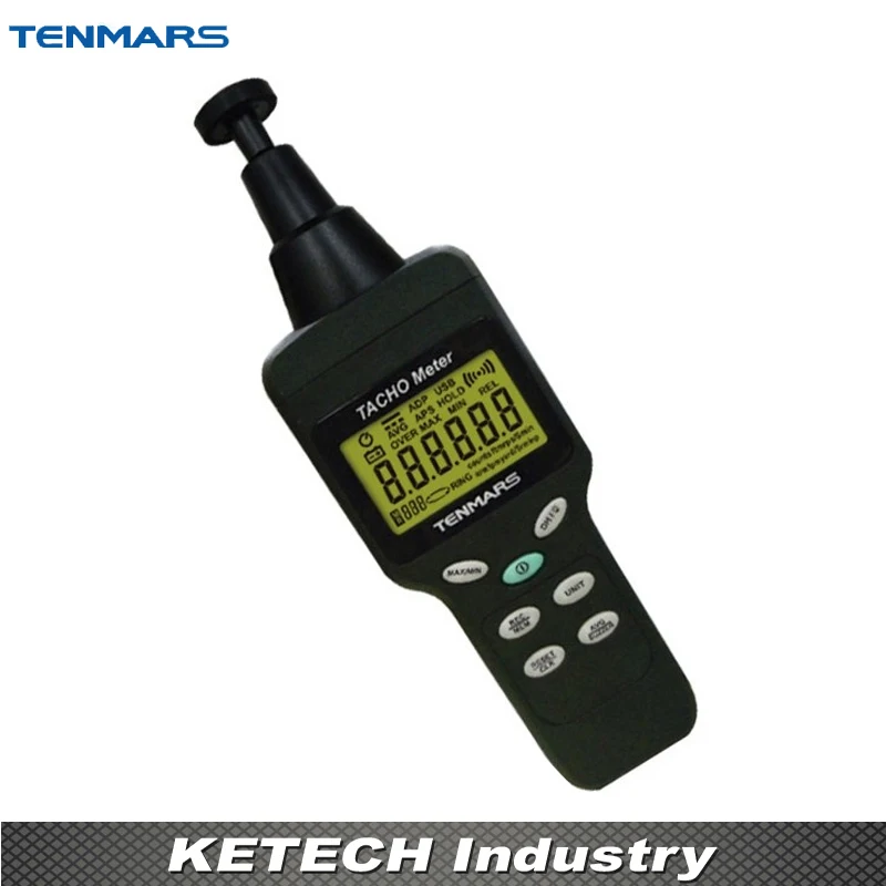 

Noncontact Tacho Meter used for Conveyors, Cooling Equipment, Dryers, Elevators, Windmills, Rotary Feeders and Grinders TM-4100D