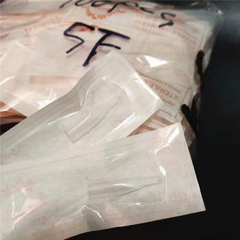 

50pcs 5F Individual Package Wholesale Tattoo Permanent Makeup Eyebrow Lips Disposable Plastic Tips Nozzles For Needles Supply