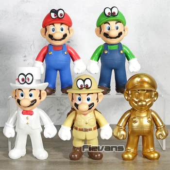 

Super Mario Odyssey Mario with Cappy PVC Action Figure Collectible Model Brinquedo Toy