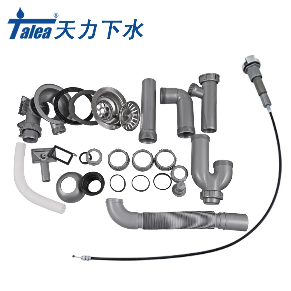  Talea Table Control Bowl Type Sink Drain kit kitchen drainage system with overflow drain kit Sink D - 32860280022