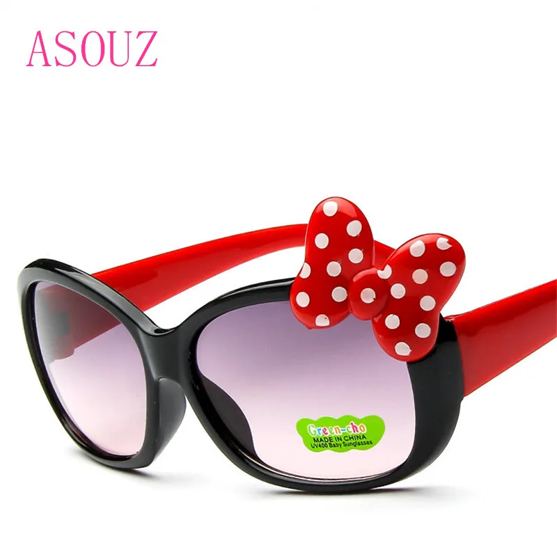 

ASOUZ 2019 new fashion men and women children's sunglasses classic brand design round children's glasses UV400 bow sunglasses