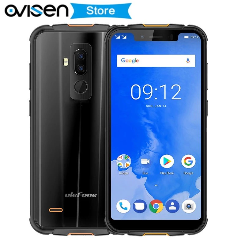 Ulefone Armor 5 Android 8 1 IP68 водонепроницаемый смартфон 85 &quotВосьмиядерный 4 Гб ОЗУ 64 NFC Face ID