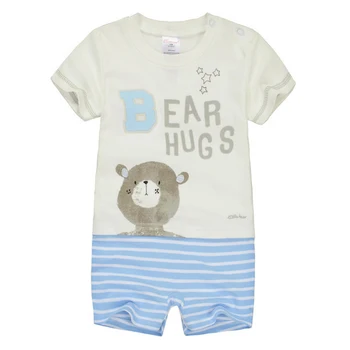 

Y18 Free shipping sales boy The baby boxer ha garments Male baby climb clothes with short sleeves Cotton baby romper suit