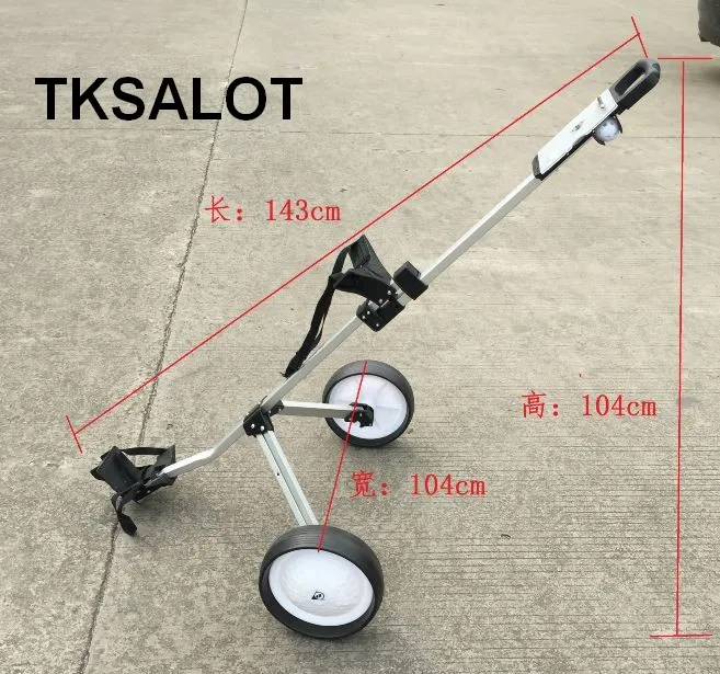 TKSALOT складной 2 колеса Гольф тележка