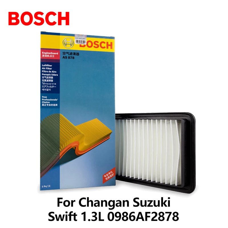 Bosch Car Air Filter For Changan Suzuki Swift 1.3L 0986AF2878in Air