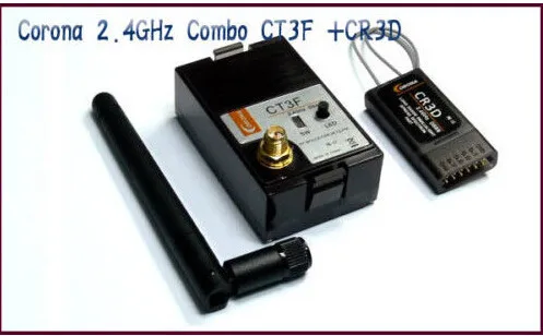 Радиоуправляемый модуль Corona 2 4 ГГц CT3F RF и CR3D приемник DSSS FUTABA 3PK HITEC|corona 2.4ghz|futaba