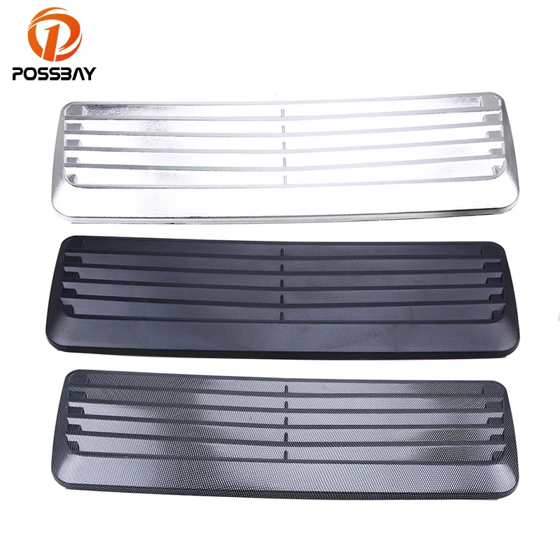 POSSBAY Car Air Flow Intake Grilles Hood Scoop Stickers Auto Grille Vent Universal Flow