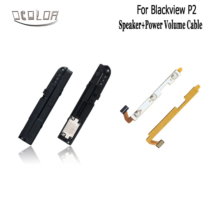 

ocolor For Blackview P2 Loud Speaker Power On/Off +Volume FPC Key Up/Down Button Flex Cable FPC For Blackview P2 Phone Accessory