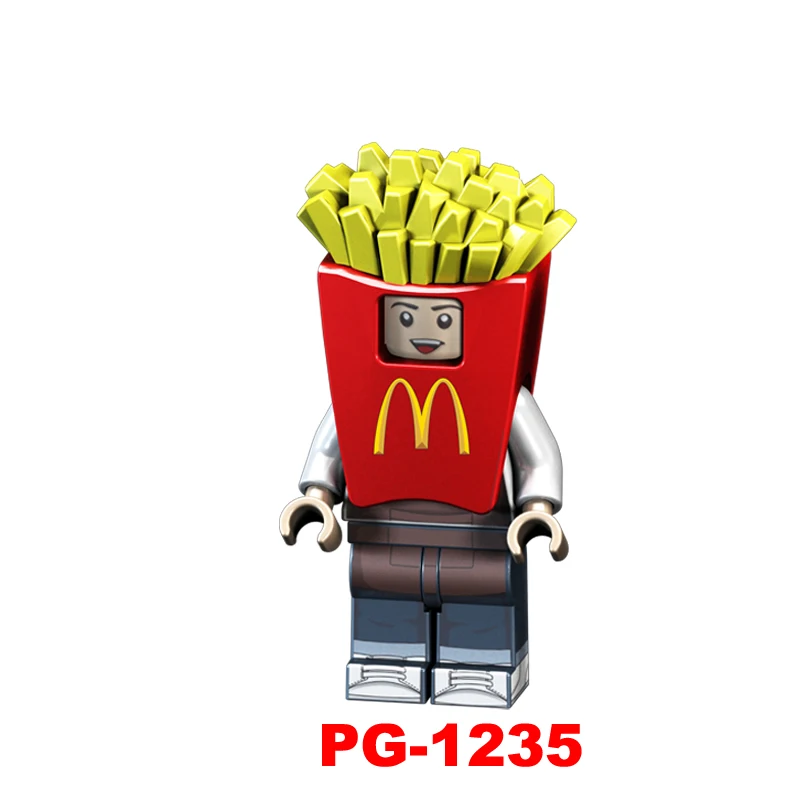 

Single Sale of Original Building Blocks Can Move Pizza Uncle Sweet Potato Chip and Children's Gift Toy PG1235