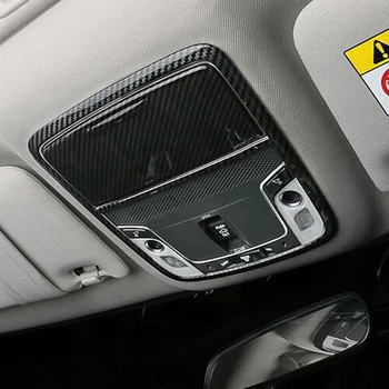 

For Honda Accord 10th 2018 2019 ABS Matte and Carbon fibre Car front reading Lampshade panel and Glasses box car styling 2pcs