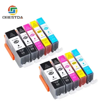 

10x Compatible Canon 520 521 Ink cartridge for pgi520 cli521 PIXMA MP540 MP545 MP550 MP638 MP630 MP640 MP990 MP996