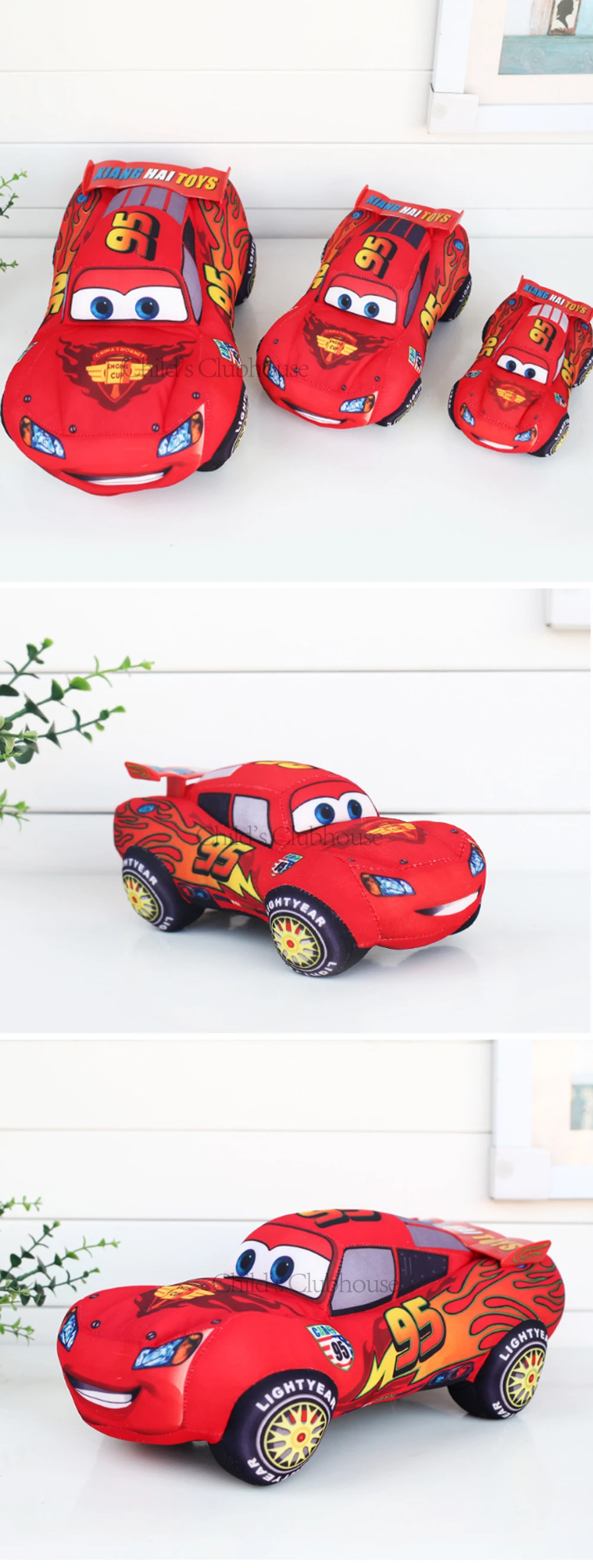 Disney Toy Story Car Lightning McQueen Подушка для детей Подушка Минифигурки красный Pixar аниме плюшевые детские подарки стиль