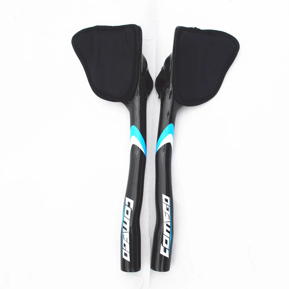 Comego-カーボンファイバーttロードバイクハンドルバー,3k仕上げ,340mm