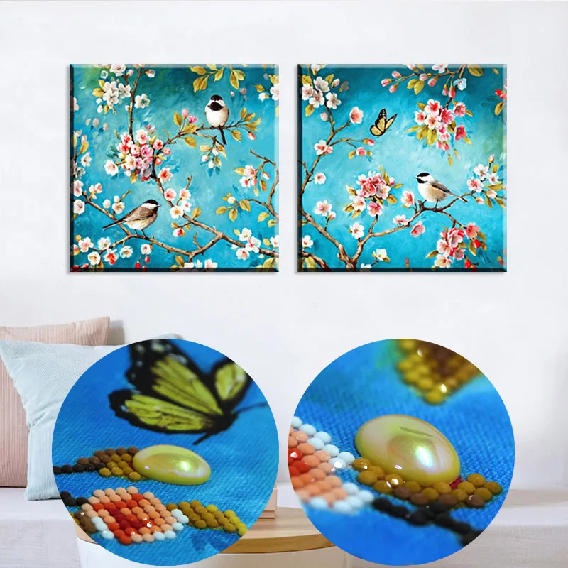 

special diamonds 5D Dramond Embroidery Needlework Diy Round Diamond Painting Cross Stitch Diamond Embroidery Fashion Decor birds