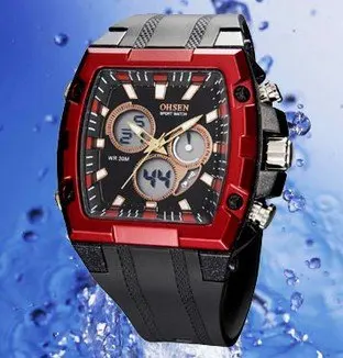 Унисекс резина часы мужские дамы вода доказательство 6 цветов|watch cleaning|watches sellerswatch