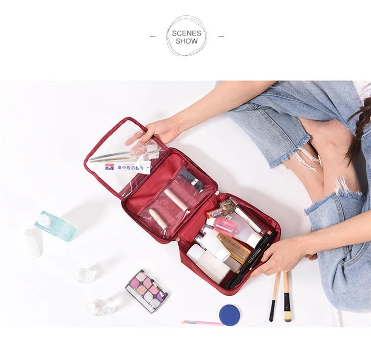 viagem toiletry kit para homens mulher portátil