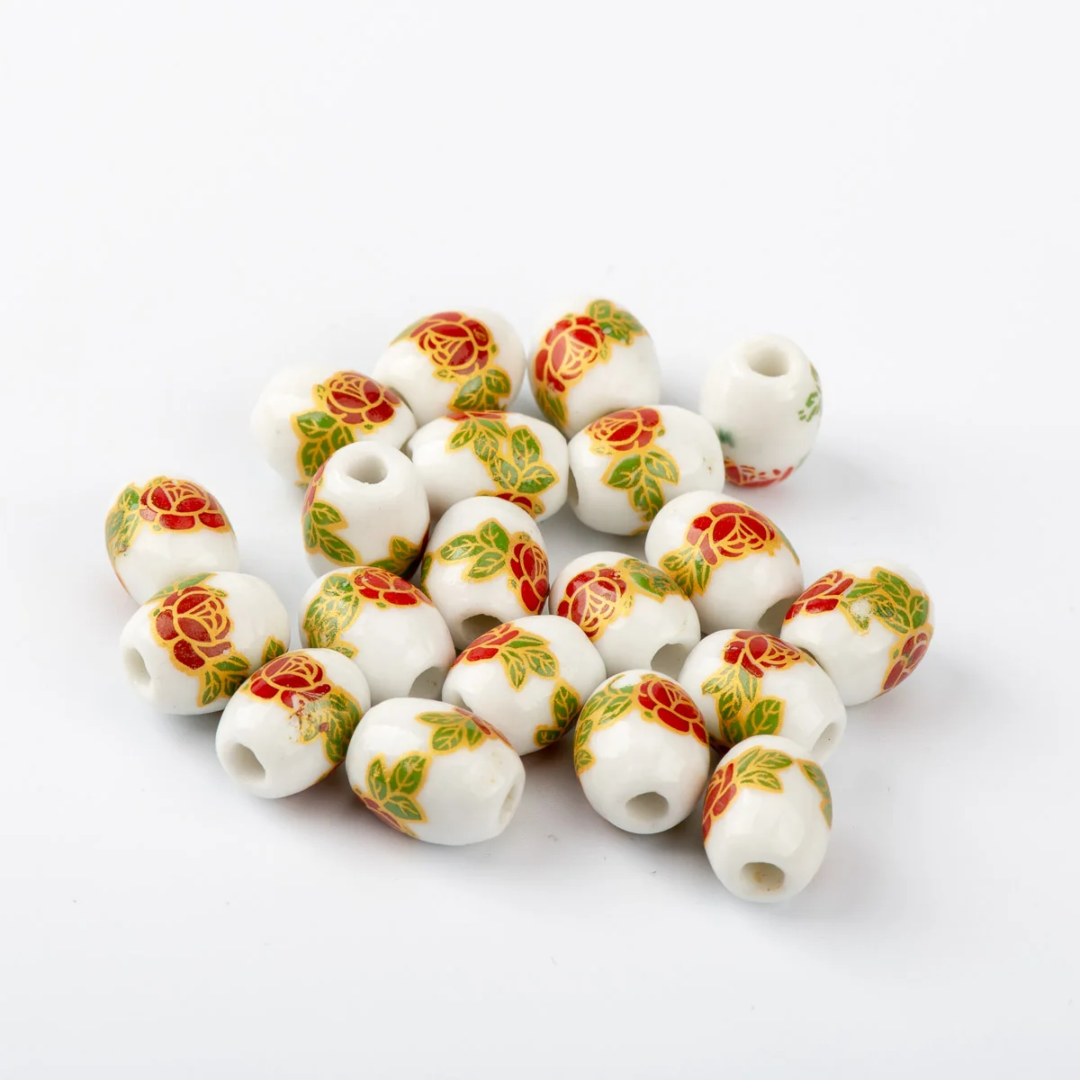 12# 40pcs Barrel Shape DIY Ceramic beads jewelry not wooden Quality Ceramics #A218A | Украшения и аксессуары