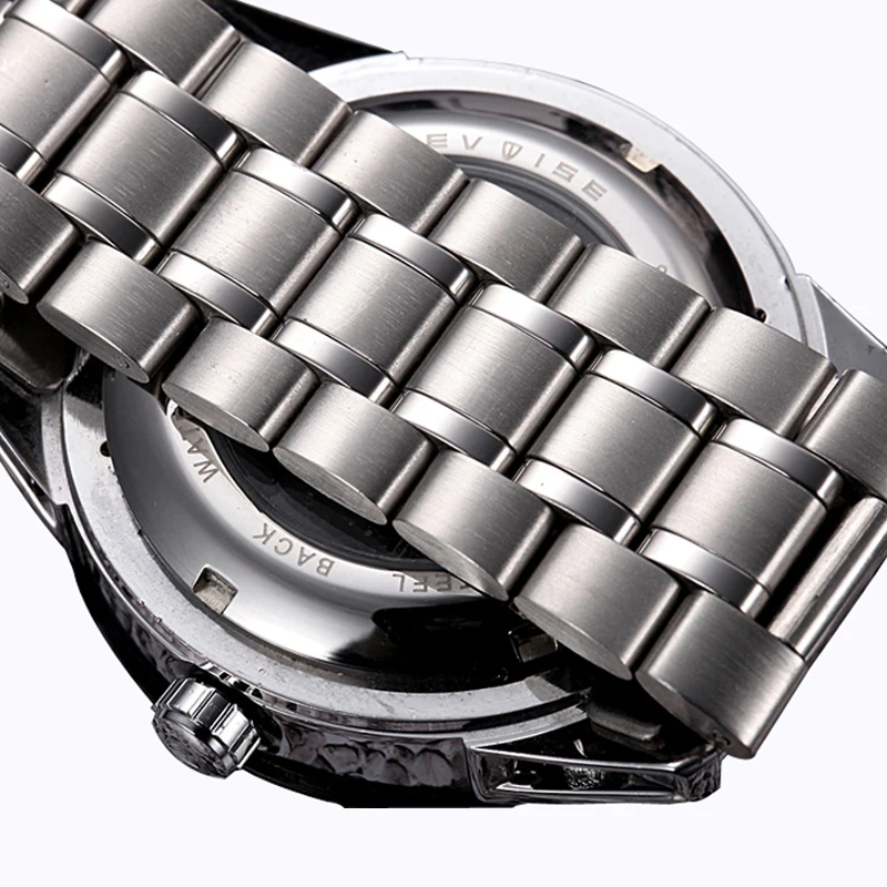 ماركة أزياء الفاخرة relogio الرجال tevise الساعات الميكانيكية التلقائية ووتش الذاتي الرياح ساعة الذكور التجارية للماء masculino