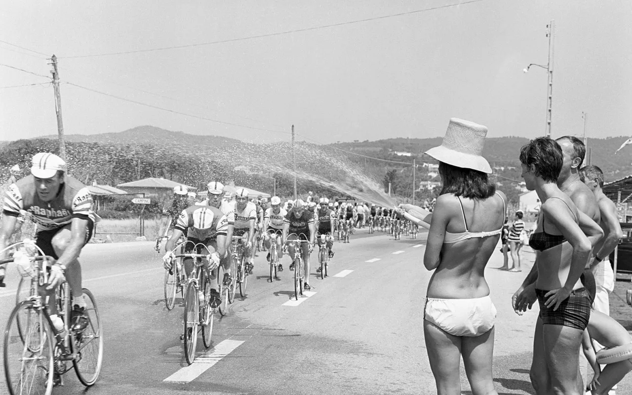 Классические настенные наклейки The peloton in 1906 для велосипеда клуба гонки на