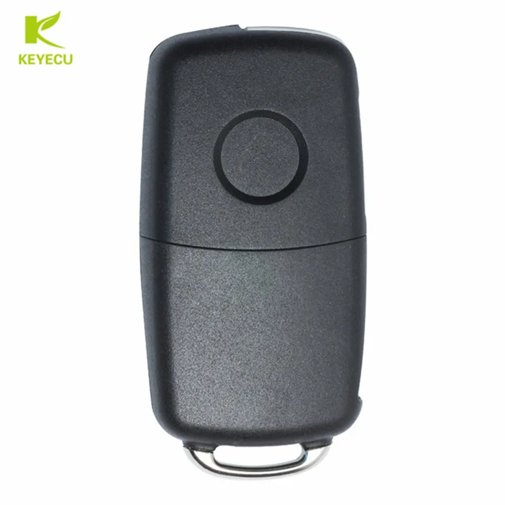 Флип накопитель KEYECU с 3 кнопками 434 МГц ID48 5K0 837 202 AJ для Volkswagen Beetle Golf Jetta Polo Passat Tiguan