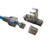 RJ45 Cat.6 UTP Connecteur de Champ Fiche Modulaire Sans Sertissage Conception-Compatible avec Cat.5e/6/6A 23AWG-24AWG câble d'installation ► Photo 2/6