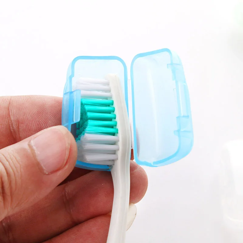 3pcs Silica Gel Toothbrush Head Caps Anti-bacteria Cover Holder Camping Trip