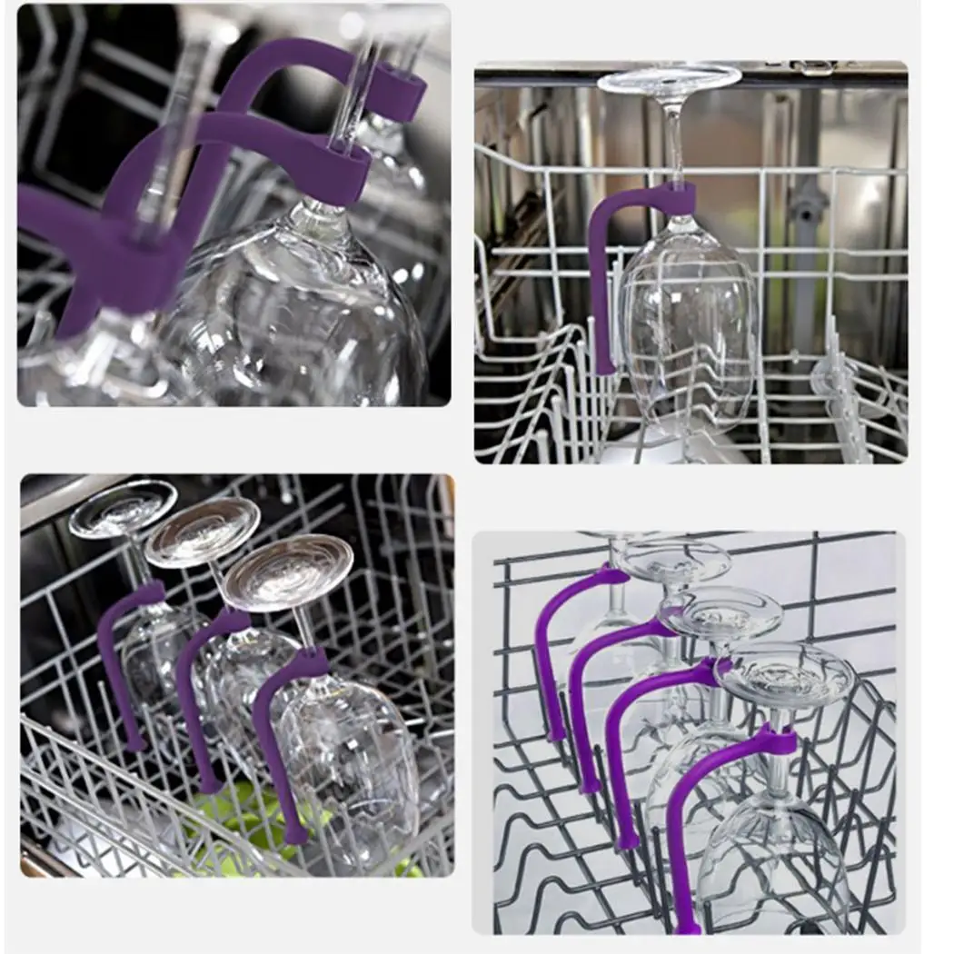 wine glass dishwasher rack