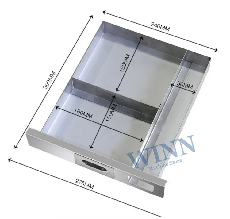 drawer size