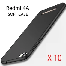 Для Xiaomi Redmi 4A Hongmi 4A матовый soild Цвет и ясности TPU чехол для Xiaomi Redmi 4A Кристалл Обложка кремния мягкий чехол 10 шт