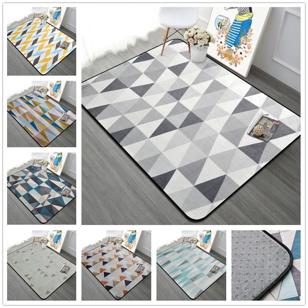 

Simple Nordic Carpet Livingroom Home Soft Bedroom Carpets Sofa Coffee Table Rug Study Floor Mat Kids Crawling Rugs Fashion Mats