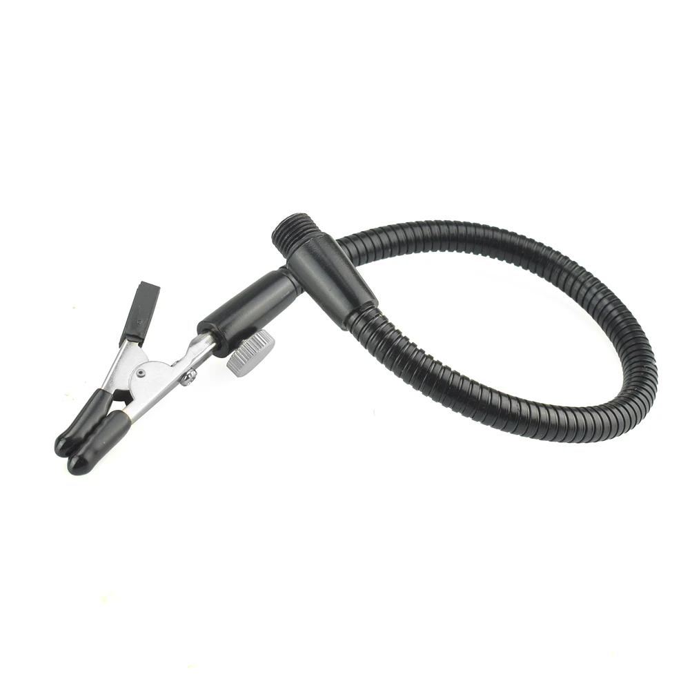 NEWACALOX Bench Vise Aluminum Table Clamp Soldering Iron Holder Soldering Station PCB Fixture Helping Hands with 2 Flexible Arms
