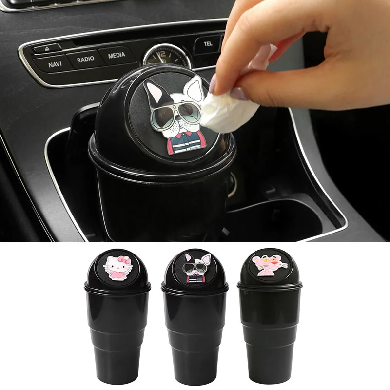 

Car Garbage Trash Can Automotive Waste Storage Auto Trash Can Common Use for Autotive Car, Home, Office, Kitchen, Living Room