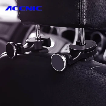

ACCNIC 2Pc/lot Tablet Holde For ipad Air 2 3 Car Headrest Hanger Magnet Back Seat For Mobile Phone Holder Halterung Car Tablet
