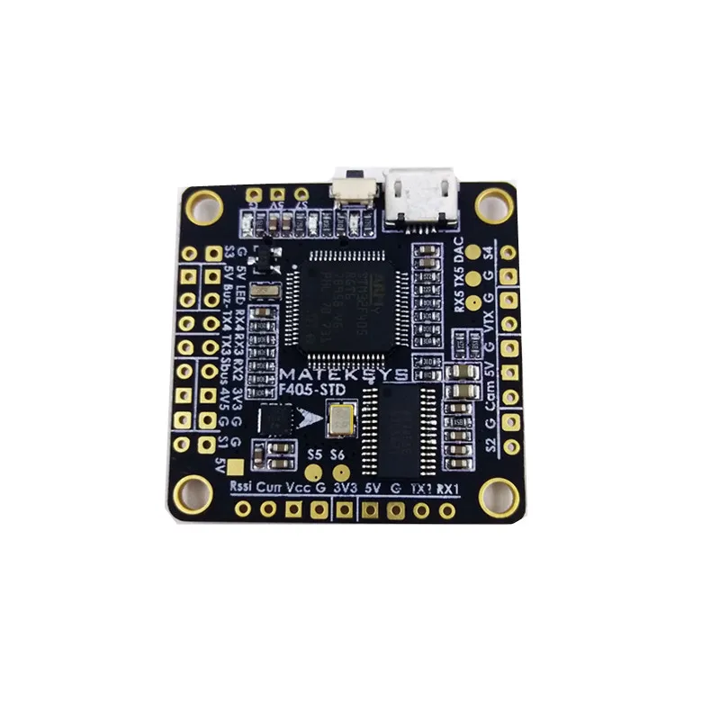 Mateksys Flight Controller F405-STD BetaFlight OSD STM32F405RGT6 Matek FCHUB-6S PDB Hub 12V Power Distribution Board-1 (6)