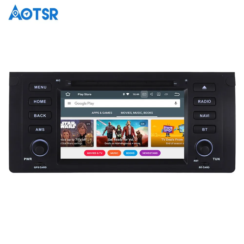 Perfect 1 din Android 8.0 Car Multimedia for BMW E39 E53 X5 Radio 2001 2002 2003 with Car DVD Player GPS Navi 5