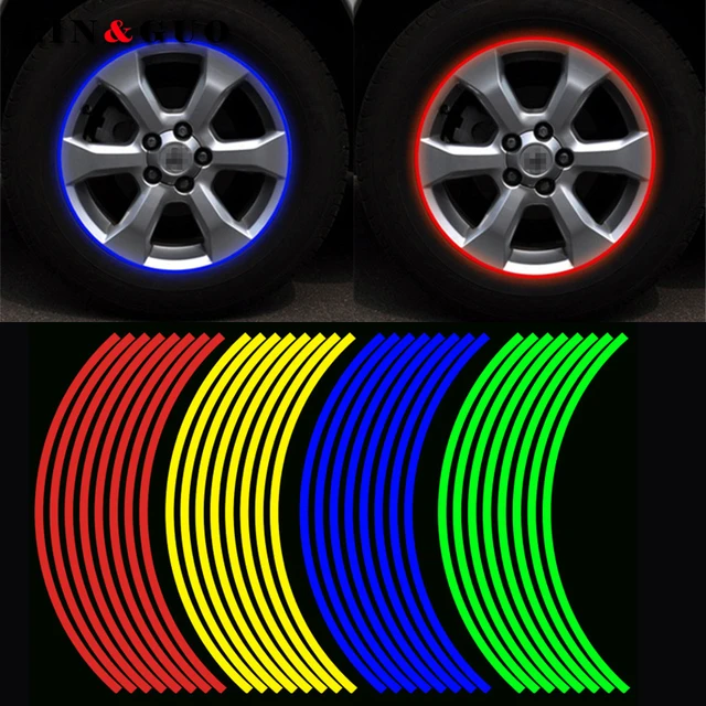 Buy 16 Pcs/set Strips Wheel Stickers Decals 18 inch