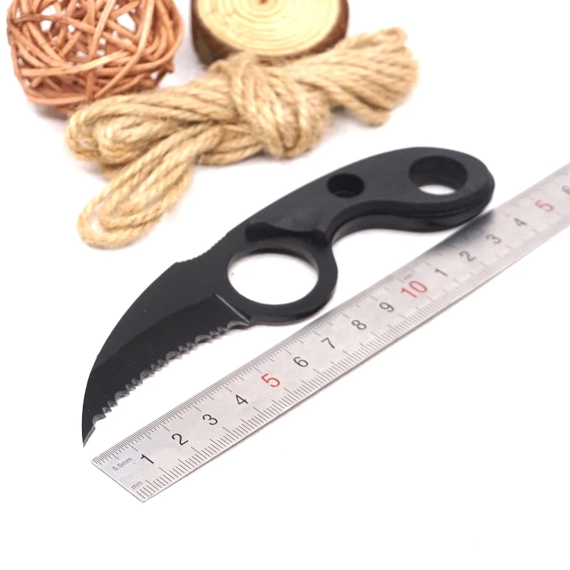 Нож Karambit тактический охотничий нож с фиксированным лезвием многофункциональный