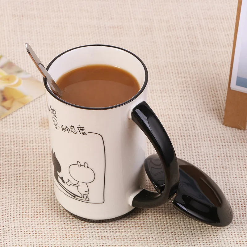 

Couple Coffe Mugs And Cups Ceramic Heat-resistant Borosilicate Heat Insulation Coffee Milk Tea Mug For Friend Gifts