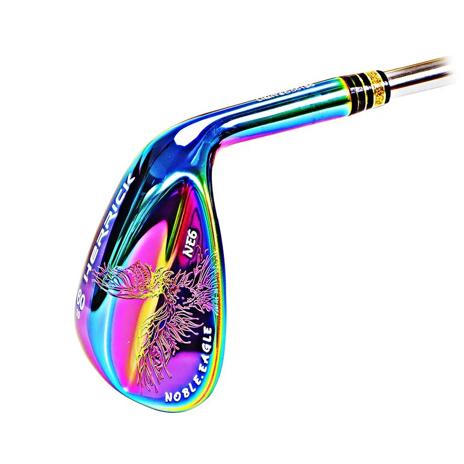 Херрик гольф- клубов клинья прямо руками унисекс яркие цвета 50 / 52 / 56 / 58 / 60 степени стали вал обратимый спин- метод