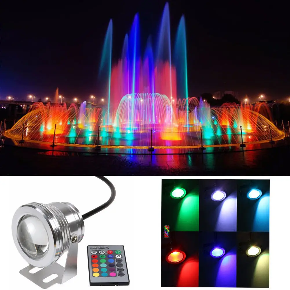 Details about US 10W LED Light Spotlight For Outdoor Garden Decor Lamp