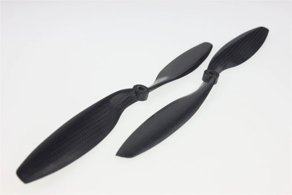 1Pair CW CCW 1245 CF Props Props 12x4 5 3K Carbon Fiber Propeller For font b
