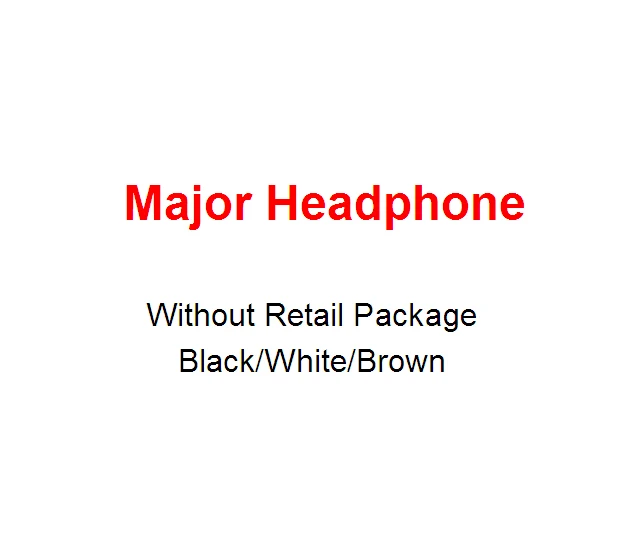 

Major Headphones Headset with Microphone Bass DJ HiFi Earphone Monitor Headphones Headphone auriculares fone de ouvido