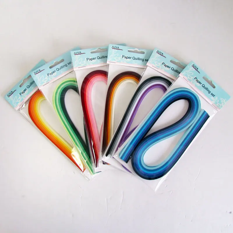 3mm 720Pcs Paper Quilling Strips 36 Colors 540mm-length