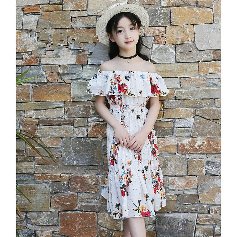 2019 Bohemian Girls Dress Kids Dresses For Girls Baby Girl Summer
