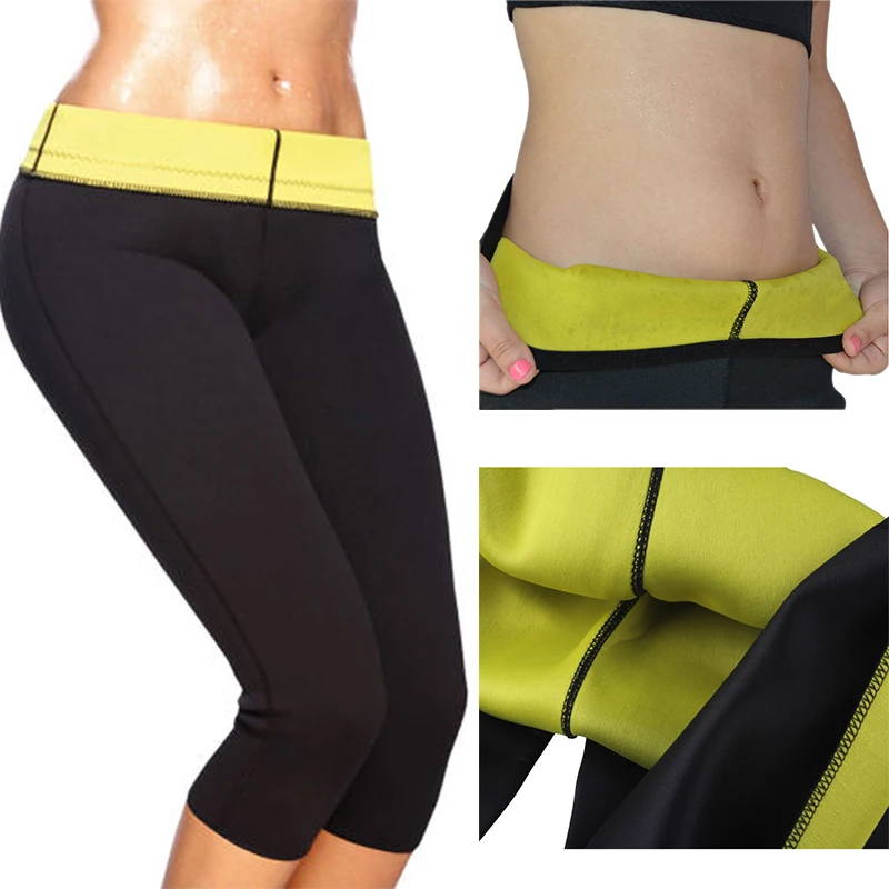 Running Yoga Shorts Pants Outdoors Training Weight Loss Sports Trousers Tights Hot Neoprene Shaper Slimming Sport Pants