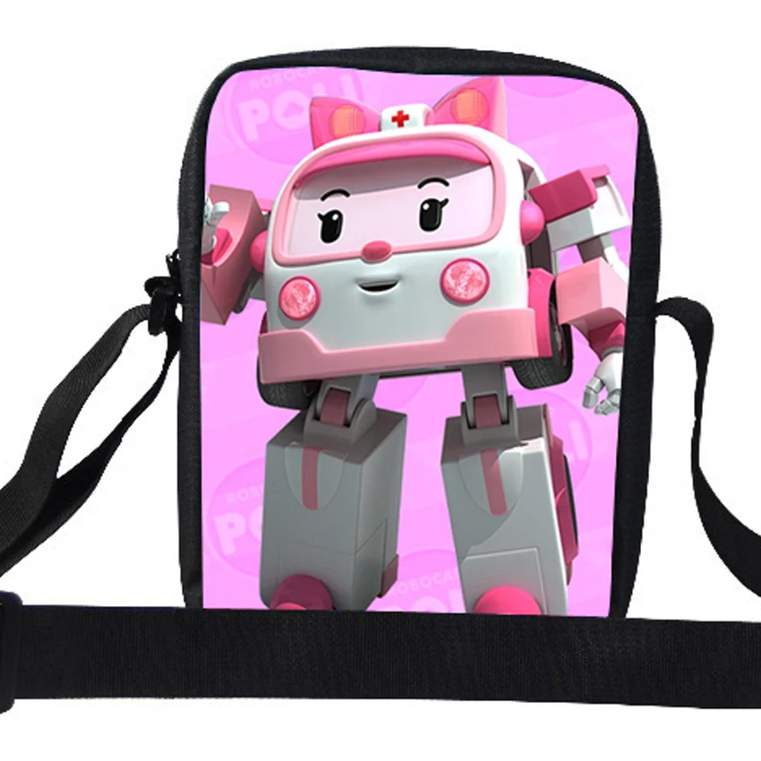 

Hot Sale Cute Shoulder & Crossbody Bag For Kids Robot Cartoon Baby Shoulder Bag For Girls Boys Small Flap Bag