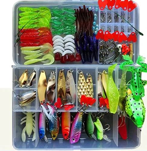 Fishing Lures Set Fishing Lure Kit Freshwater with a Free Tackle