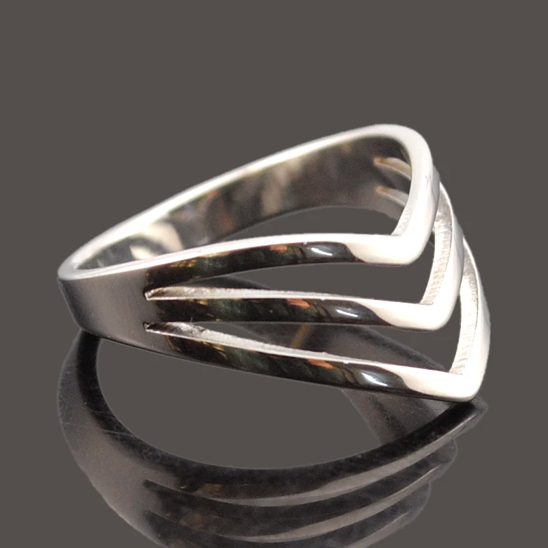 dolaime 316l stainless steel women fashion v groove simple egyptian retro style exquisite ring gr583 - Egyptian Wedding Rings dolaime 316l stainless steel women fashion v groove simple egyptian retro style exquisite ring gr583 - Egyptian Wedding Rings