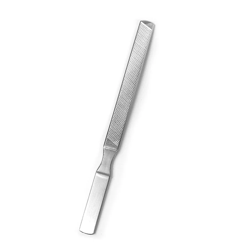 Профессиональный инструмент для ногтей из нержавеющей стали ELECOOL, 1 шт., длинный размер, высококачественная сталь, двухсторонний инструмент для дизайна ногтей